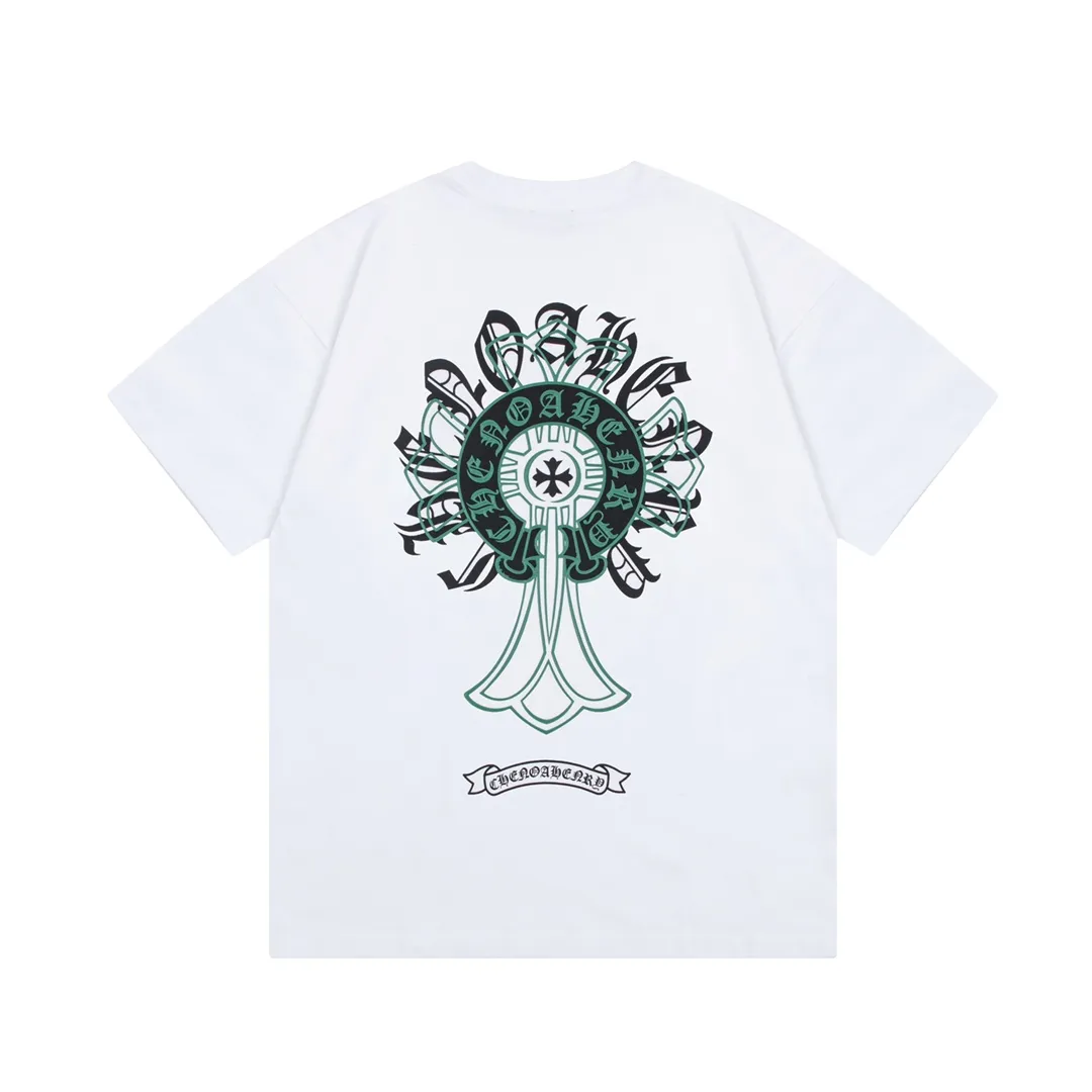 Chrome Hearts/ Logo Same Style T Versatile : White Size：XS~L